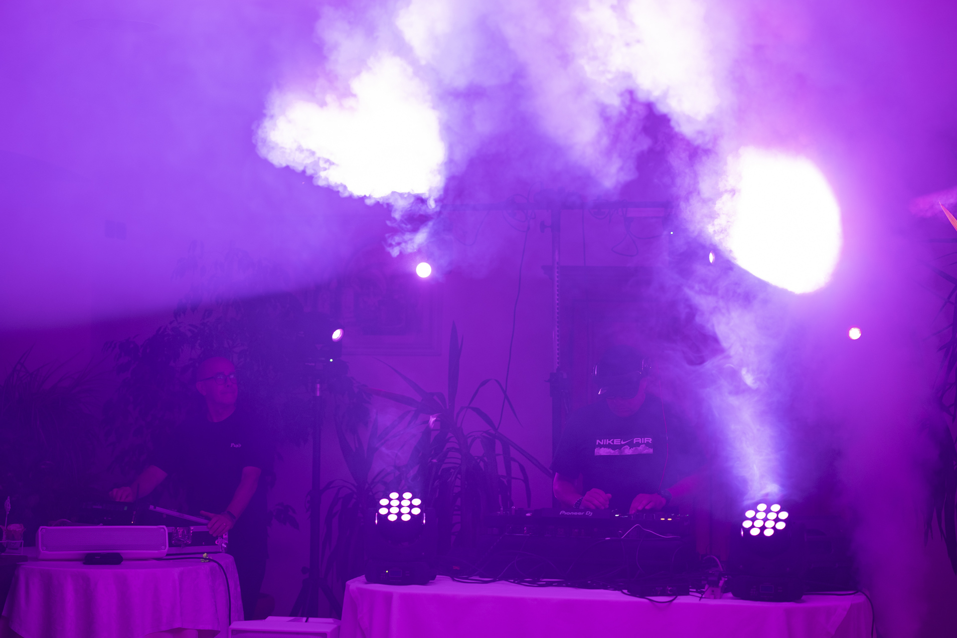 Home light dj set per matrimonio